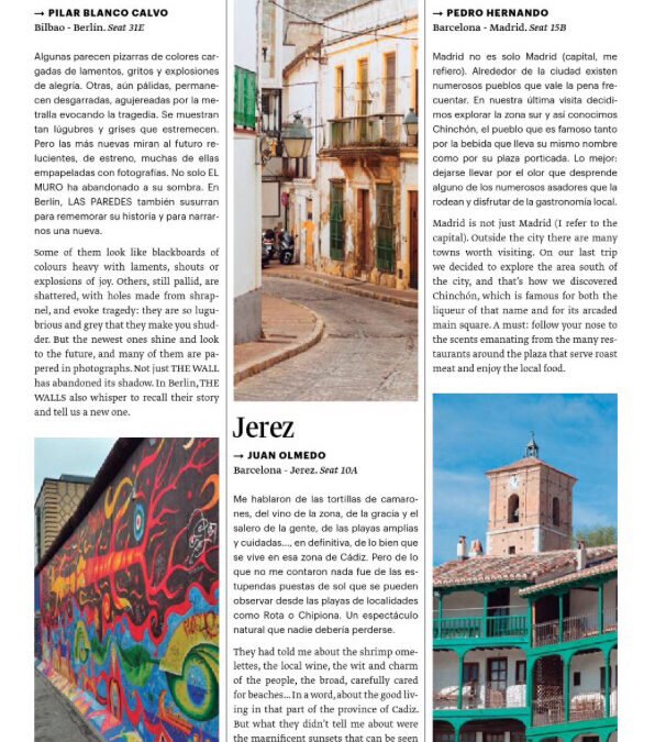 Pilar Blanco en la revista «Ling»