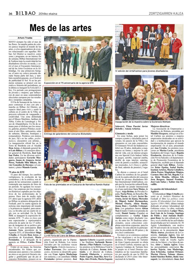 Recuerdos del BizkaIdatz 2014