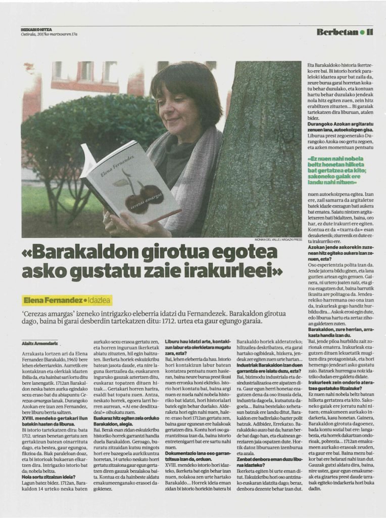 Elena Fernandezekin hizketan Berrian