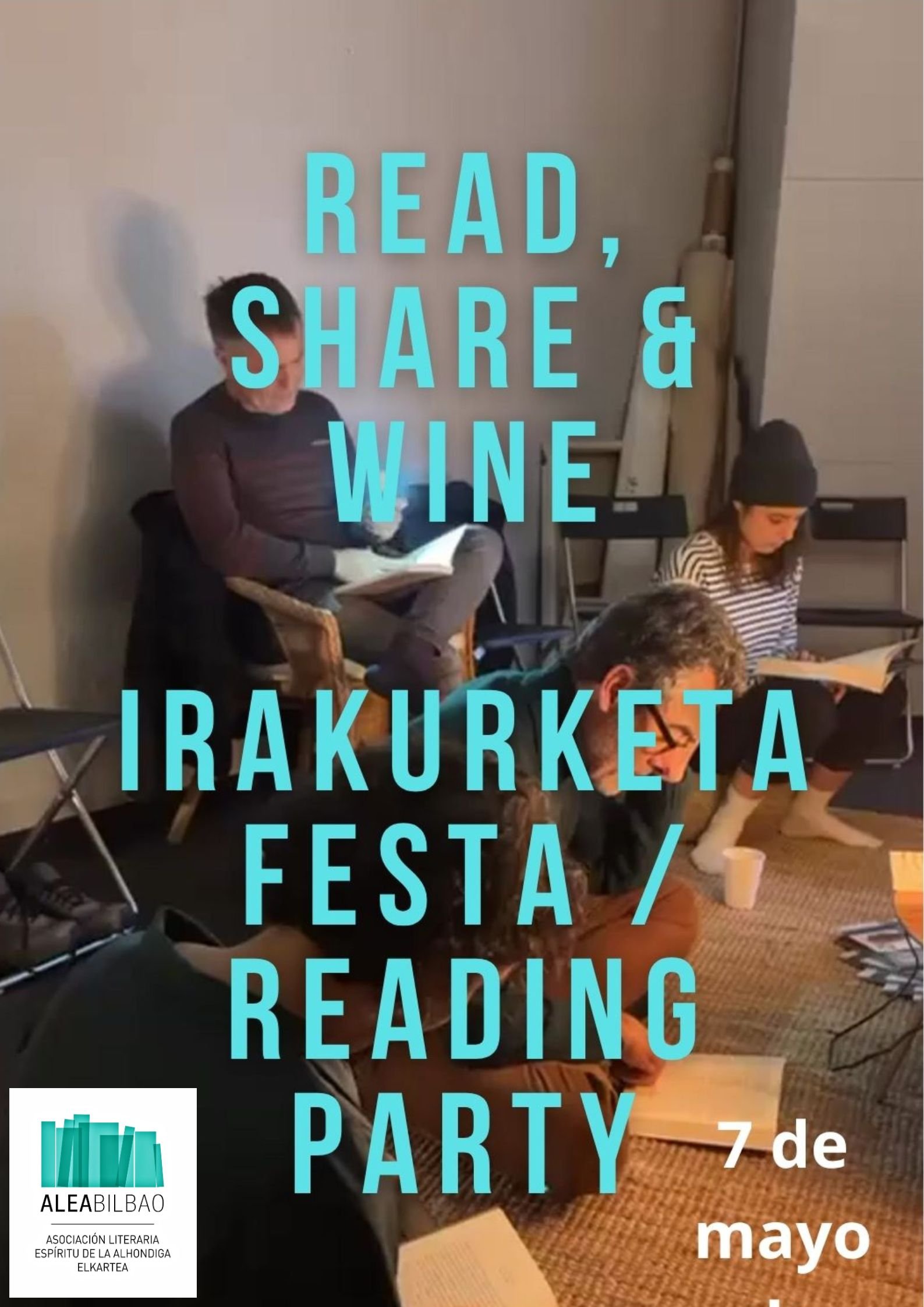 READ, SHARE & WINE-Irakurketa Festa / Reading Party